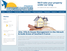 Tablet Screenshot of housemartins-france.com